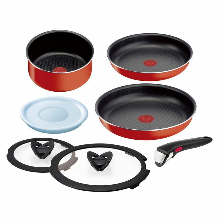 未使用✨ T-FAL ティファール 鍋　ソースパン　フライパンセット　ガス火用 楽天市場】ティファール T-fal フライパン セット 21cm 27cm
