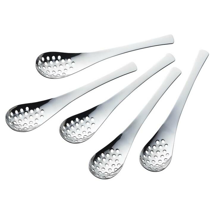 ステンレス製穴あきスプーン5本セット Amazon｜スプーン 穴あき ステンレス 5本組 れんげ スプーン