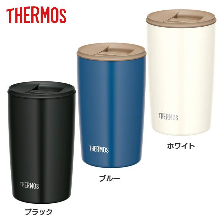 タンブラー 保温 保冷 蓋付き おしゃれ 持ち運び サーモス 真空断熱タンブラー 400mlthermos 真空断熱 ランチ 会社 職場 オフィス デスクワーク 1人暮らし ステンレス フタ付き スライド式 ブラック ブルー ホワイト Jdp 400 Bk 新作からsaleアイテム等お得な商品 満載