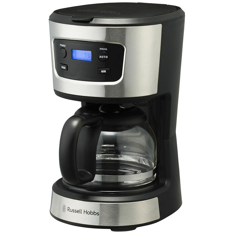 コーヒーメーカー ラッセルホブス Russell Hobbs ベーシックドリップ 5カップ ペーパーフィルターレス タイマー 正規販売店 送料無料 russell hobbs コーヒーメーカー イギリス おしゃれ かっこいい 新生活 7620JP 【B】