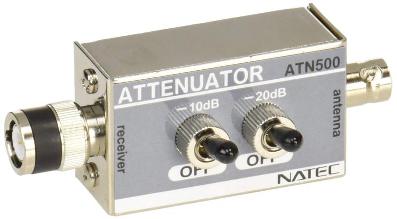 ナテック(Natec) アッテネーター(放射性崩壊器) 3座標軸放射性崩壊量(10dB/20dB/30dB) DC~450MHz BNCP-BNCJ ATN500