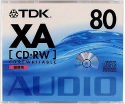 TDK CD-RW音楽用 80分 [CD-RWXA80N]