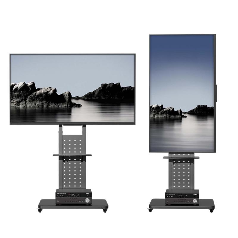 楽天市場】UNHO テレビスタンド キャスター付き 65~100インチ対応 壁