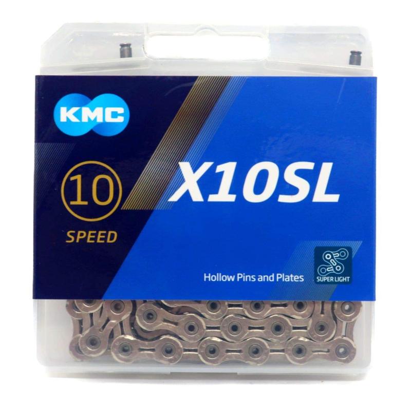 KMC X10SL チェーン 10スピード/10s/10速 114Links (シルバー(silver)) [並行輸入品]