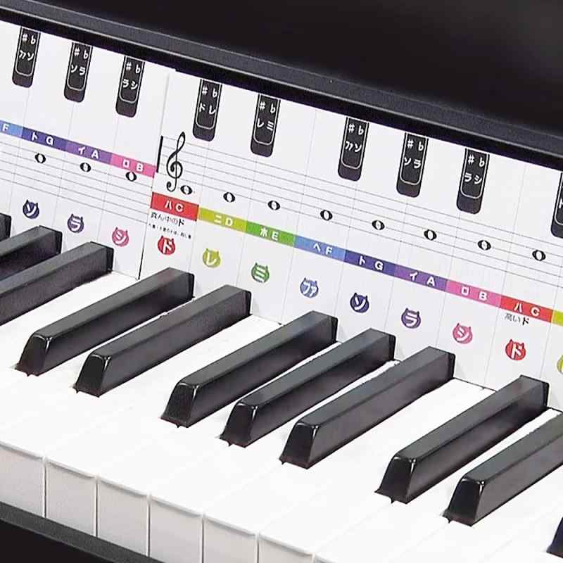 楽天市場】鍵盤カード 4オクターブ 29鍵盤 ピアノ/ト音 ヘ音