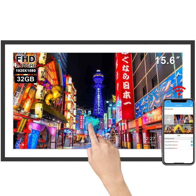 楽天市場】Nixplay スマートデジタルフォトフレーム10.1 インチ - 特別