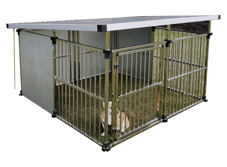 楽天市場】【激安商品】ドッグハウス ステンレス製マルチ犬舎 DFS-M2