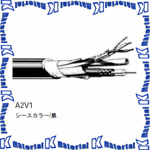 カナレ電気 CANARE A2V2-L(200) 200m 同軸練りあわせる有線テレビ 据えつける架線用 挿し画1、物音2、抑えつける4 [CNR001451]
