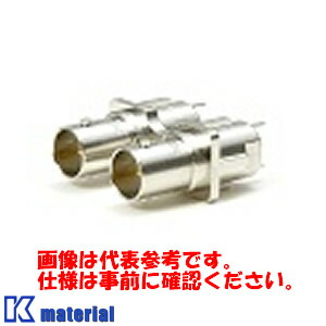 カナレ電気 CANARE BCJ-BPC2P(100) 100個入 繋ぎ 75ΩBNC型基板打っ付けリセプタクル 引っ切り無い型 2連 [CNR000934]