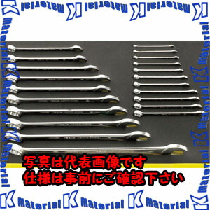 【P】【代引不可】【個人宅配送不可】ESCO(エスコ) 21本組 片目片口スパナセット EA612TF-2 [ZES073562]｜k-material