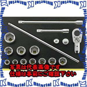 【代引不可】【個人宅配送不可】ESCO(エスコ) 3/4\"sq ソケットレンチセット EA612TH-3 [ZES073465]