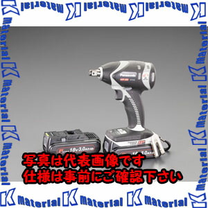 【P】【代引不可】【個人宅配送不可】ESCO(エスコ) DC 18V インパクトレンチ EA813PD-11 [ZES073647]