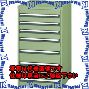【代引不可】【個人宅配送不可】ESCO(エスコ) 7段 ツールキャビネット EA955AB-6 [ZES073436]