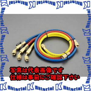 【P】【代引不可】【個人宅配送不可】ESCO（エスコ） [R410A] 100cm ﾎﾞｰﾙﾊﾞﾙﾌﾞ付ﾁｬｰｼﾞﾝｸﾞﾎｰｽｾｯﾄ EA104TF-20[ESC000228]
