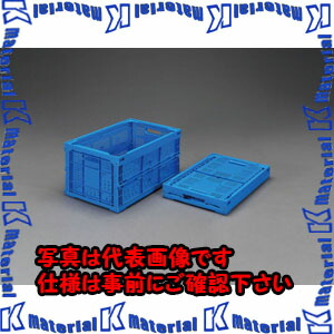 【代引不可】【個人宅配送不可】ESCO（エスコ） 530x366x271mm/40.0L 折畳ｺﾝﾃﾅ(ﾒｯｼｭ･青/2ｺ) EA506A-4[ESC018368]
