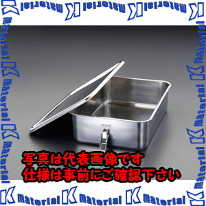 【P】【代引不可】【人間宅送りとどける不可】ESCO（エスコ） 230x230x85粍 入れもの(ﾌｯｸ付/ｽﾃﾝﾚｽ製) EA508SB-231[ESC019452]