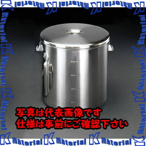 【代引不可】【個人宅配送不可】ESCO（エスコ） φ360/36L 取手付ポット(ﾒﾓﾘ付/ｽﾃﾝﾚｽ製) EA508SG-23[ESC019565]