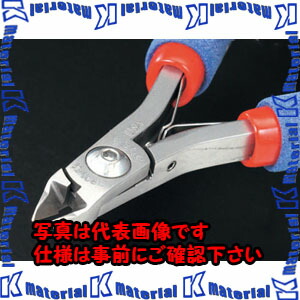 【P】【代引不可】【個人宅配送不可】ESCO（エスコ）　115mm　精密用ニッパー(ﾚｰｻﾞｰﾌﾗｯｼｭ/ESD)　EA535TA-3[ESC022715]｜k-material