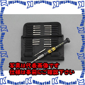 【P】【代引不可】【個人宅配送不可】ESCO（エスコ）　ドライバーセット(精密用　ESD)　EA550MS-102[ESC024755]｜k-material