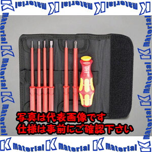 【P】【代引不可】【個人宅配送不可】ESCO（エスコ）　６本組　ドライバー(絶縁･差換式)　EA560[ESC025286]｜k-material