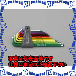 【P】【代引不可】【個人宅配送不可】ESCO（エスコ）　12本組　[Ball　Hexagon]キーレンチ　EA573CL[ESC026982]｜k-material
