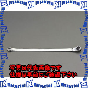 【代引不可】【人間宅送りとどける不可】ESCO（エスコ） 17粍/435粍 ラチェットめがね(首商い口型) EA602CG-17[ESC031904] 手動工具-DIY・工具-締付工具