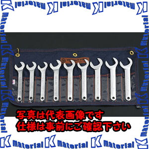 【代引不可】【個人宅配送不可】ESCO（エスコ）　９本組/3/4"-1･1/4"　片口スパナ　EA613NC[ESC033951]｜k-material