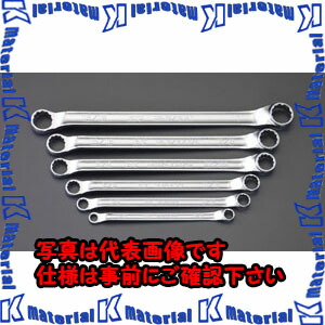 【P】【代引不可】【個人宅配送不可】ESCO（エスコ） ６本組/3/8\"- 1\" 両口めがねレンチ EA616C[ESC035371]
