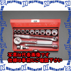 【P】【代引不可】【個人宅配送不可】ESCO（エスコ） 3/8\"sq/13個組 ソケットレンチ(ｲﾝﾁｻｲｽﾞ) EA617AC-2[ESC035701]