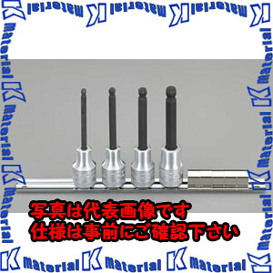 【P】【代引不可】【個人宅配送不可】ESCO（エスコ）　1/2"sq/4個組　[Hex]ビットソケット　EA617DD[ESC036037]｜k-material