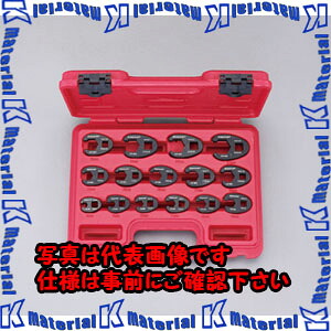 【P】【代引不可】【個人宅配送不可】ESCO（エスコ）　3/8"sq･1/2"sq　クロウフットレンチセット　EA617JP-1[ESC036498]｜k-material