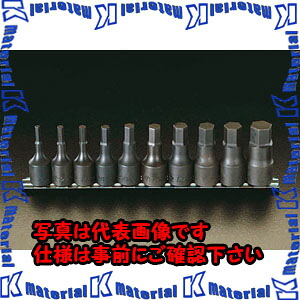 【P】【代引不可】【個人宅配送不可】ESCO（エスコ）　1/2"sq/3/16"-3/4"　[INHEX]ビットソケット　EA618CS[ESC038090]｜k-material