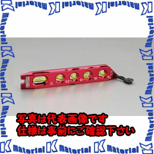 【P】【代引不可】【個人宅配送不可】ESCO(エスコ) 216mm アルミレベル(マグネット付) EA721RC-5 [ZES033672]