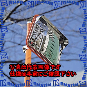 【P】【代引不可】【人間宅送りとどける不可】ESCO(エスコ) 320x225粍 凸面銀鏡(角型・ステンレス鋼製/オレンジ色) EA724ZT-6 [ZES034167]