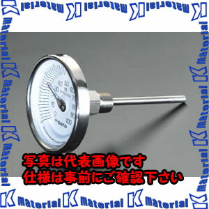 【P】【代引不可】【人間宅送りとどける不可】ESCO(エスコ) -30-50℃/100粍バイメタル式気温計 EA727AB-2 [ZES034733] 計測工具-温度計・湿度計