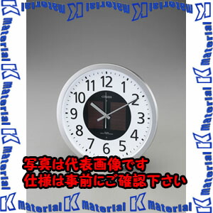 【P】【代引不可】【人間宅送りとどける不可】ESCO(エスコ) φ350粍 [電磁波]掛 時 計・ソーラーワット数 EA798CB-74 [ZES038173]