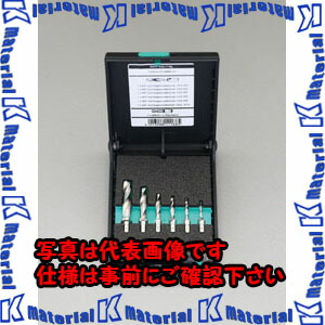 【代引不可】【人間宅送りとどける不可】ESCO(エスコ) M 3-M10/６本組 せん孔機水道栓(六角軸/HSS) EA829CB [ZES044430]