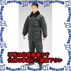 【代引不可】【個人宅配送不可】ESCO(エスコ) [ Ｌ] 防寒服上下セット(Navy) EA915GM-7 [ZES047182]｜k-material