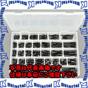 【代引不可】【人間宅送りとどける不可】ESCO(エスコ) M3-M8 六角穴付雄捻子仕掛ける(ステンレス鋼/黒いこと) EA949MK-1 [ZES059438]
