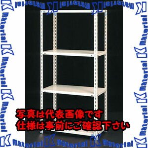 【P】【代引不可】【個人宅配送不可】ESCO(エスコ) 875x450x1800mm/120Kg/４段 スチール棚 EA976AA-90 [ZES066671]