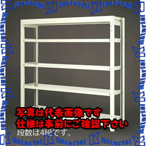 【P】【代引不可】【個人宅配送不可】ESCO(エスコ) 1850x450x1800mm/300kg/４段 スチール棚 EA976AG-180 [ZES066716]