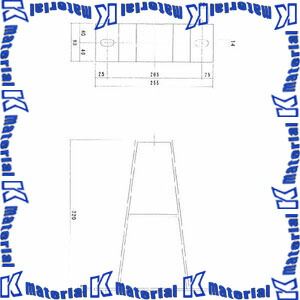 【P】配線鉄器 壁面鱶シ金具 H\u003d320 融けるジンクメッキ [52640]