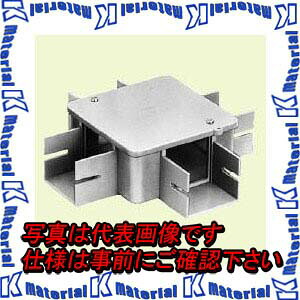【P】未来工業 PDB-774J 1個 プラスチックダクト用 分岐ボックス 4方出 77型用 ベージュ [MR09701]｜k-material