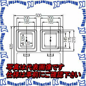 【P】未来工業 WP-3WM-Z 1個 電力量計ボックス 化粧ボックス ミルキーホワイト [MR16458]