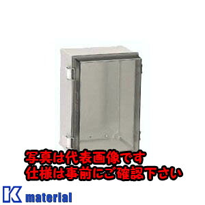 【P】【代引不可】【個人宅配送不可】日東工業 PBC18-3040 (ポリカBOX 蝶番付ポリカボックス [OTH12166]｜k-material 16,195円