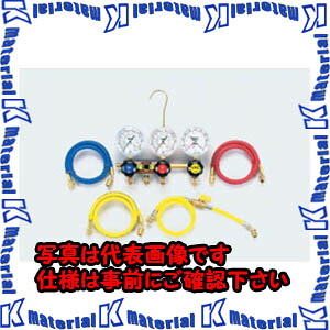 【P】【代引不可】TASCOタスコ Ｒ４０７Ｃスリーゲージマニホールドキット TA124-3G [TAS0200]｜k-material