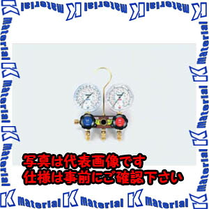 【P】【代引不可】TASCOタスコ Ｒ４０７Ｃ高適確さゲージ付マニホールドキット TA124A-1 [TAS0202]