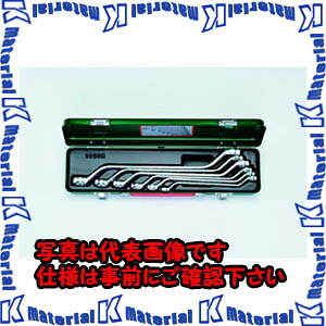 【代引不可】TASCOタスコ ロングメガネレンチセット４５゜（６本組） TA734XS [TAS3317]｜k-material