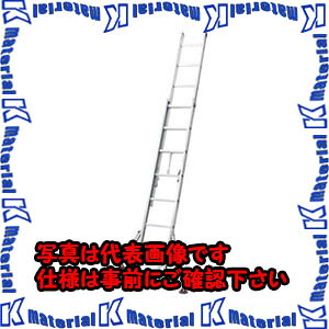 【P】【代引不可】TASCOタスコ 脚部開脚伸縮式２連掛けはしご TA840LS-1 [TAS3689]
