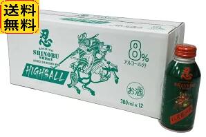 【送料無料】新潟麦酒　越ノ忍　ウイスキー　ハイボール　380ml　８°　１２本入り　１ケース　クラフトウイスキーハイボール【5ｋｇ】【沖縄を除く】